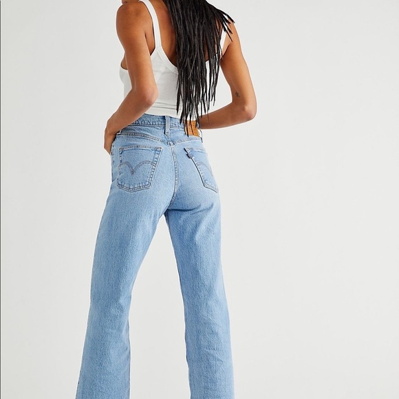 New Levi’s Ribcage Straight Ankle Raw Hem - Picture 2 of 8